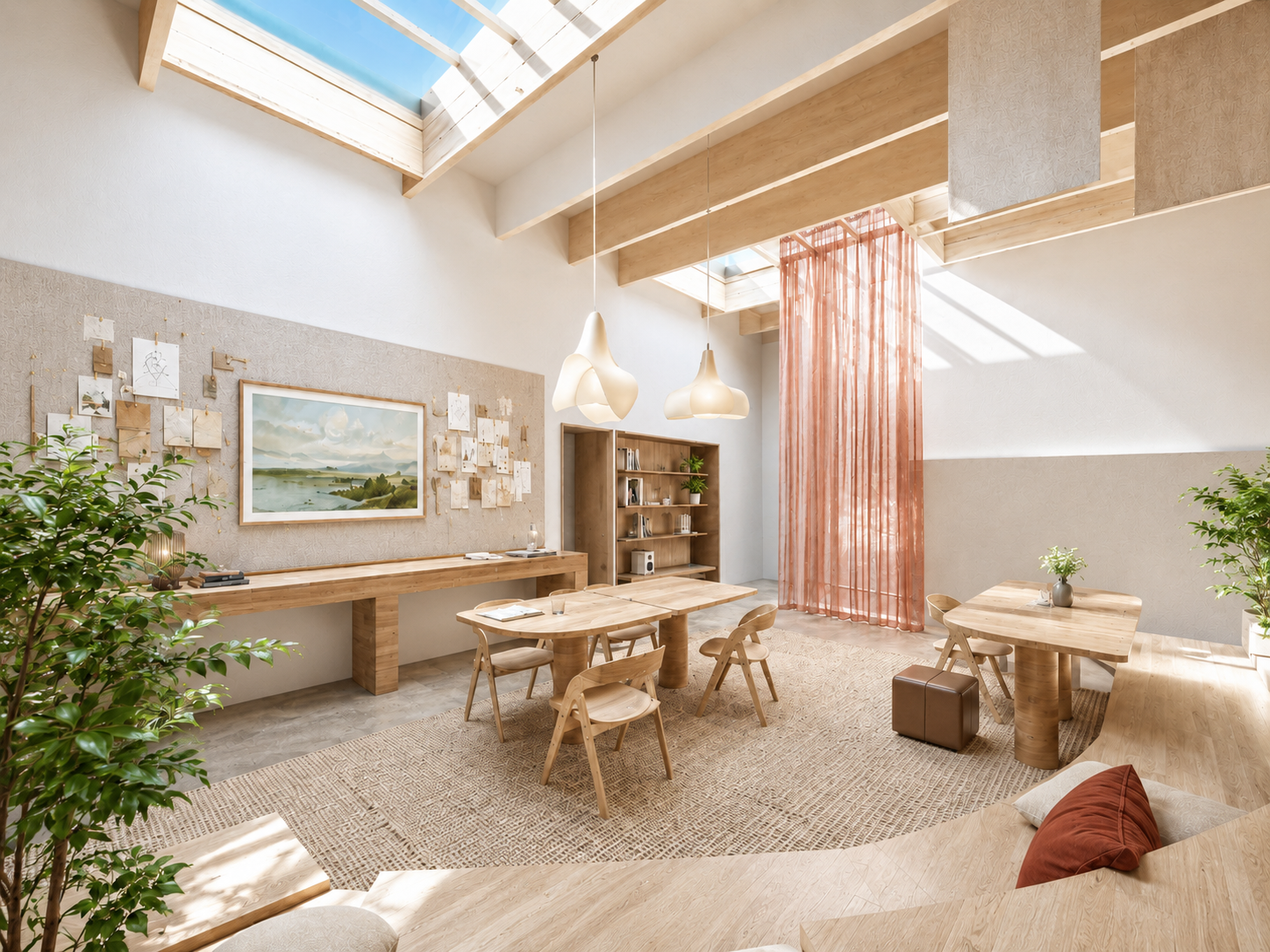 Product studio coworking space render 07