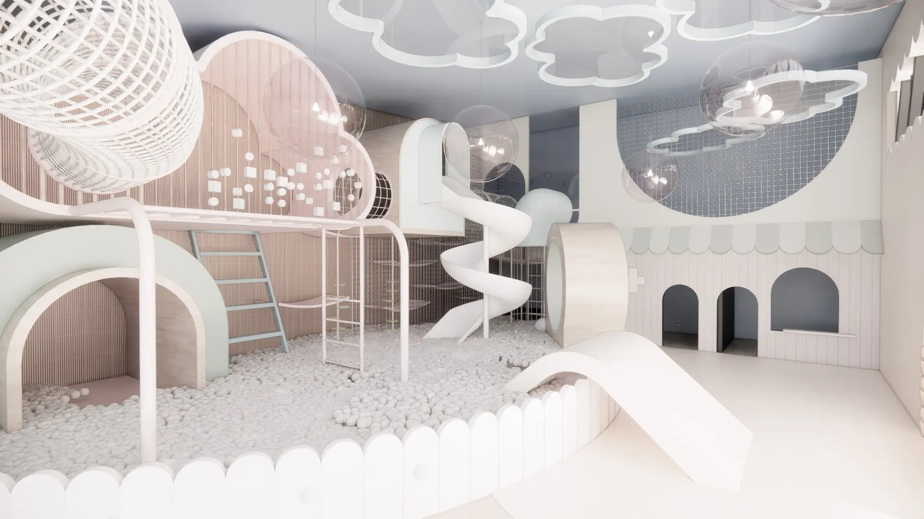 SkyPop Playground interior render