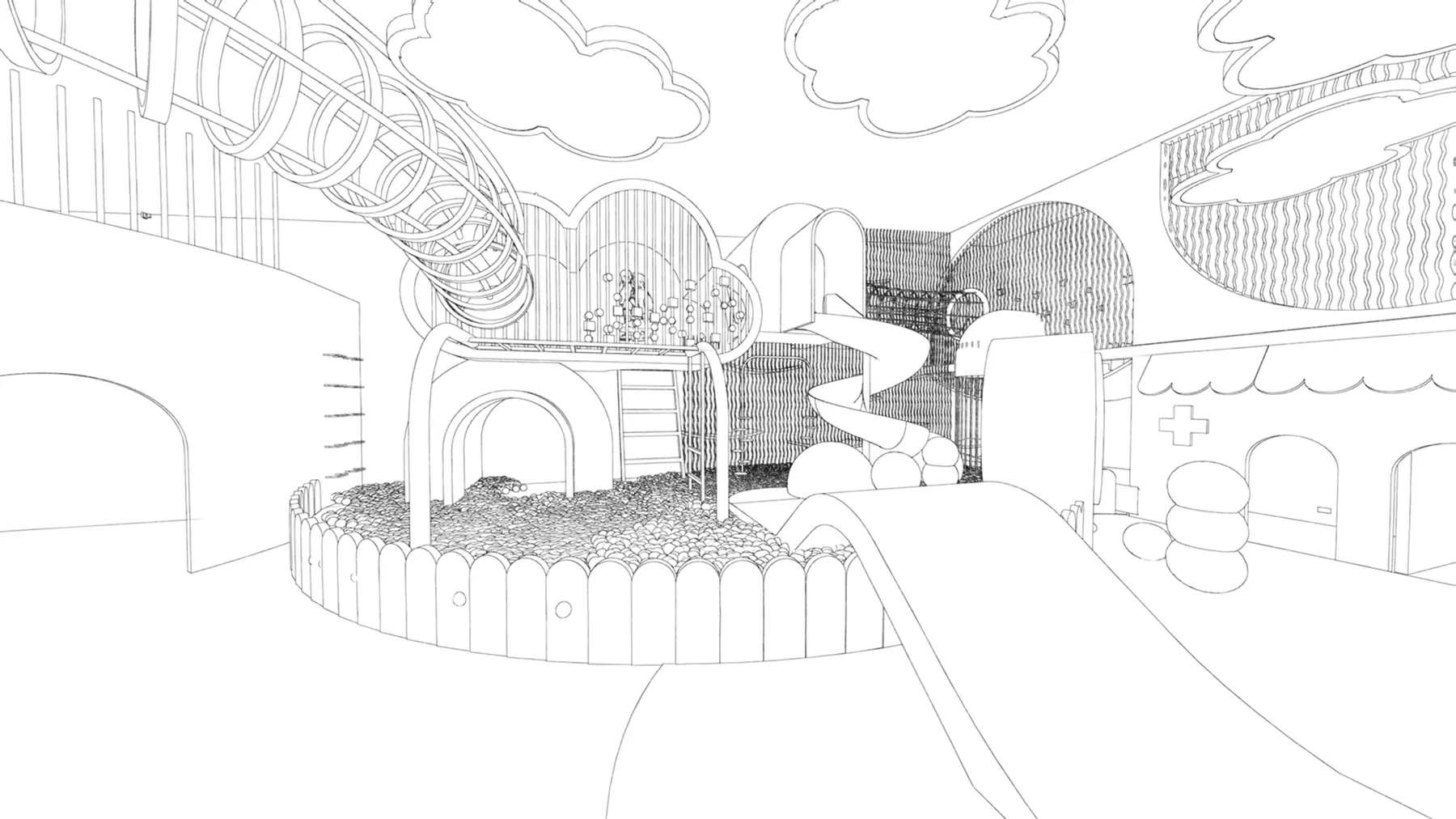 SkyPop Playground sketch study